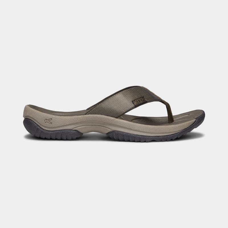 Keen Kona Flip II Mens Flip Flops Dark Olive Online NZ (7590-BNXTL)